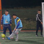 11/20木　チームフォレスト様　ゴールを動かして短いコートで：：：