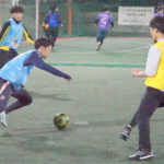 3/4 水曜個サル祭　本日は２コートで７チーム参加です。